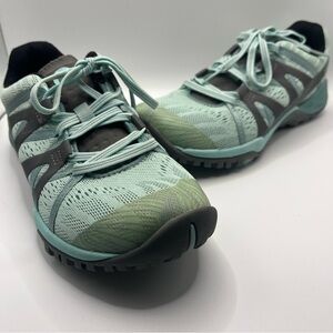 Merrell Siren Hex Q2 Gorpcore Trail Sneakers Bleached Aqua 5.5
